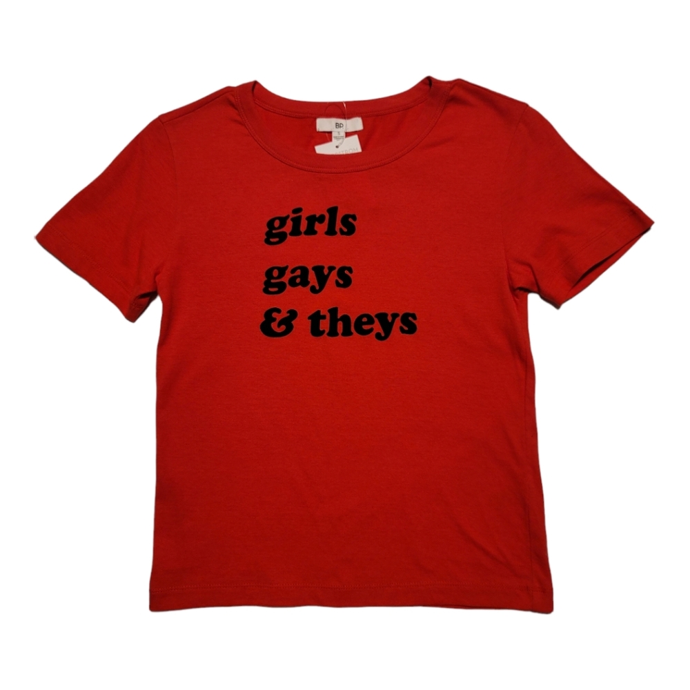 BP. Pride Graphic Shrunken Tee Shirt - Picture 2 of 8